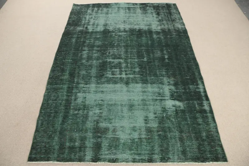 Yeşil Fas Halısı, 0,5x8,1 ft Zarif Dekor