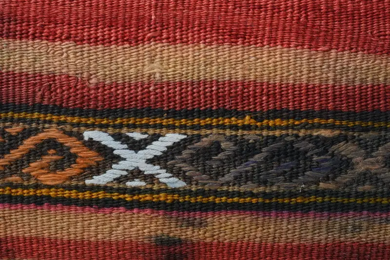 Kilim Pillow Cover, Antique Pillows, Pillow Cover, 12x24 Red Cushion Cover, Interior Designer Pillow, Authentic Cushion Cover, Bolster Cushion Cover - 3