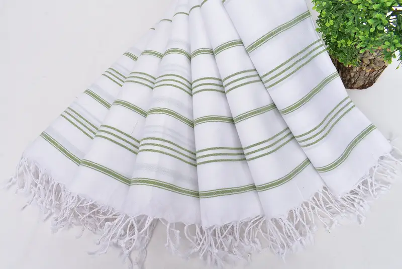 Turkish Hand Towel, Personalized Gift, 40x24 Cotton Striped Towel, Monogram Hand Towel, Boyfriend Gift, Beach Theme Wedding Gift, Gift For Boyfriend - 4