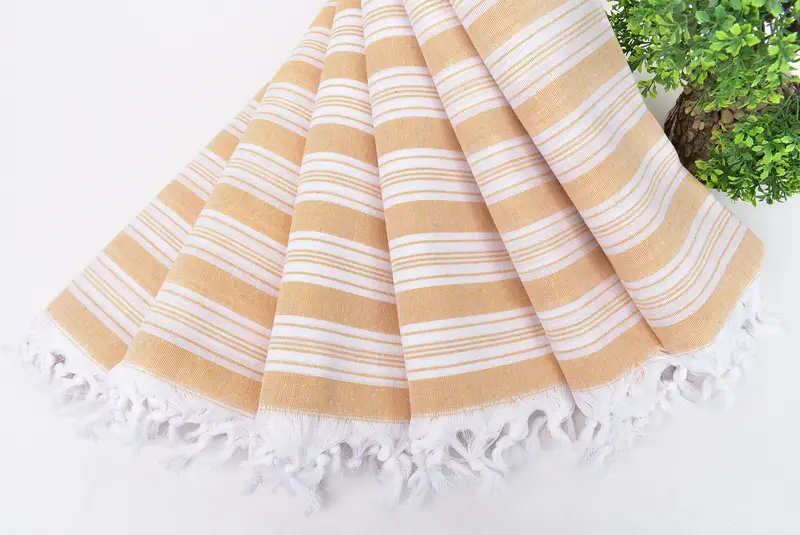 Halloween Gifts, Lightweight Turkish towel, 70x40 Cotton Striped Towel, Beach Wedding Favor, Personalized Gift, Yoga Towel, Spa Towel, Organic towel - 4