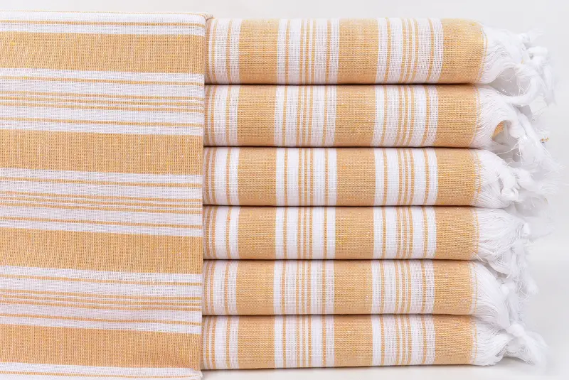 Halloween Gifts, Lightweight Turkish towel, 70x40 Cotton Striped Towel, Beach Wedding Favor, Personalized Gift, Yoga Towel, Spa Towel, Organic towel - 1