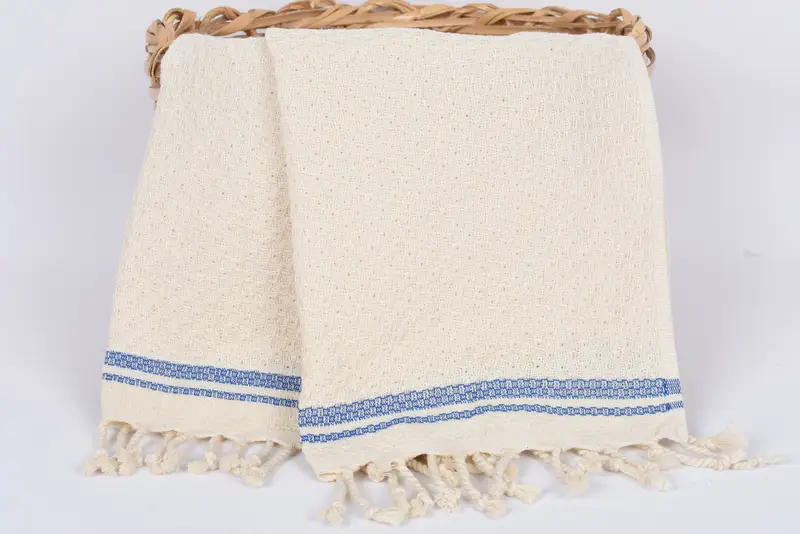 Personalized Hand Towel, Turkish Towel Hand Towel, Organic Tea Towel, Personalized Dish Towel, Gift Towel, Xmas Gifts, 38x18 Cotton Striped Towel - 5