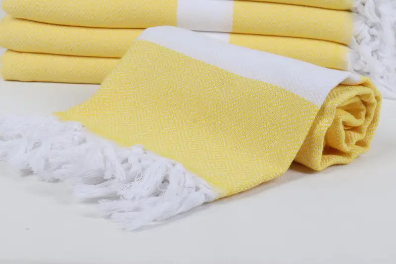 Holiday Towel, Travel towel, 70x40 Cotton Diamond Towel, House Warming Gift, Sand-free towel, Bachelorette Towel, Bachelor Gifts, Wedding Towel - 4