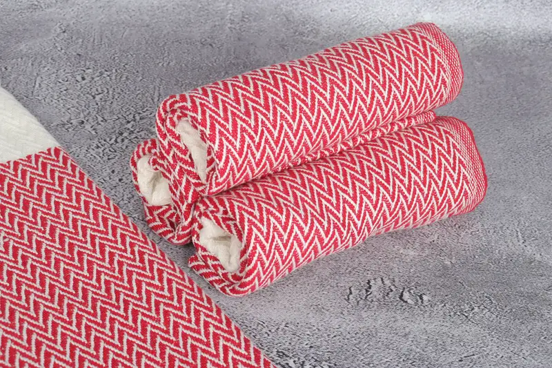 Wedding Favors, Bachelor Towel, Personalized Dish Towel, 34x18 Cotton Zigzag Design Towel, Custom Hand Towel, Boyfriend Christmas Gift, Xmas Gifts - 8