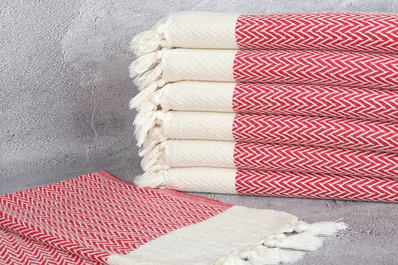 Wedding Favors, Bachelor Towel, Personalized Dish Towel, 34x18 Cotton Zigzag Design Towel, Custom Hand Towel, Boyfriend Christmas Gift, Xmas Gifts - 2