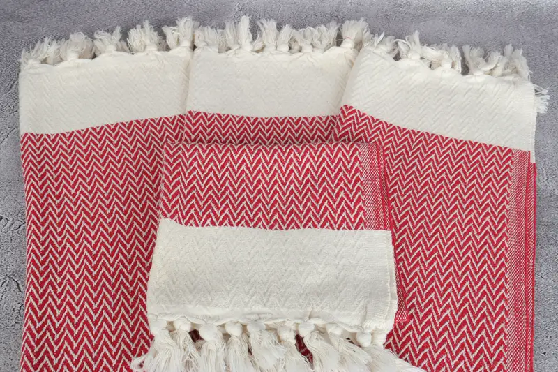 Wedding Favors, Bachelor Towel, Personalized Dish Towel, 34x18 Cotton Zigzag Design Towel, Custom Hand Towel, Boyfriend Christmas Gift, Xmas Gifts - 4