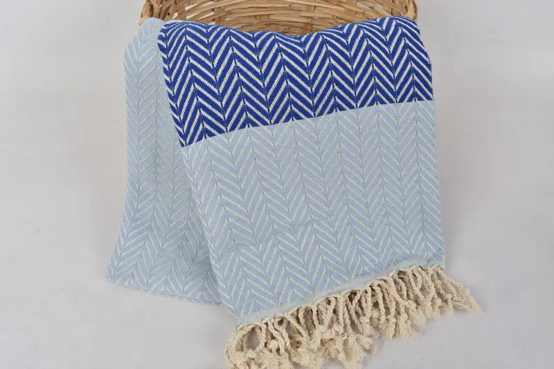 Peshtemal Towel USA, 70x40 Cotton Chevron Towel, Gifts For Him, Xmas Gifts, Soft and absorbent Turkish towel, Bachelorette Party Gift, Turkish towel - 6