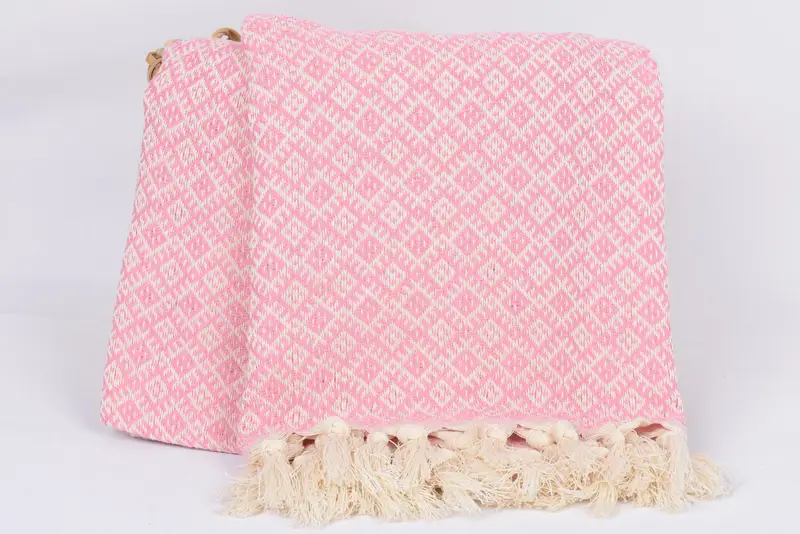 Wedding Towel, 70x40 Cotton Diamond Towel, Bridesmaid Gift, Sand-resistant towel, Bachelor Party Favors, Hammam towel, Bridesmaid Gifts Personalized - 5