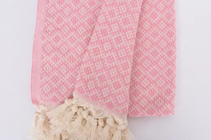 Wedding Towel, 70x40 Cotton Diamond Towel, Bridesmaid Gift, Sand-resistant towel, Bachelor Party Favors, Hammam towel, Bridesmaid Gifts Personalized - 8