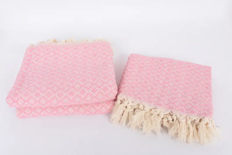 Wedding Towel, 70x40 Cotton Diamond Towel, Bridesmaid Gift, Sand-resistant towel, Bachelor Party Favors, Hammam towel, Bridesmaid Gifts Personalized - 7