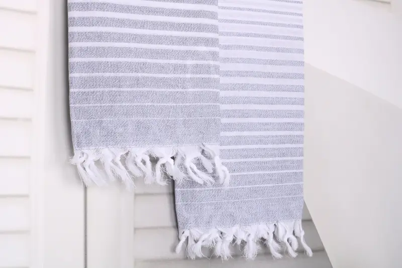 Cotton towel, Halloween Gifts, Personalized Turkish Beach Towel, Travel towel, Bridal Shower Gift, Bachelorette Towel, 70x40 Cotton Striped Towel - 8