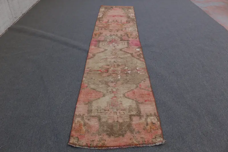 Kahverengi Ombré Halı, 11,6x11,65 ft Şık Dekor