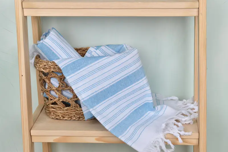 Bridesmaid Gifts Personalized, Custom Wedding Gift, 68x32 Cotton Striped Towel, Turkish Towel Personalized, Personalized Towel, Bridesmaid Gift - 4