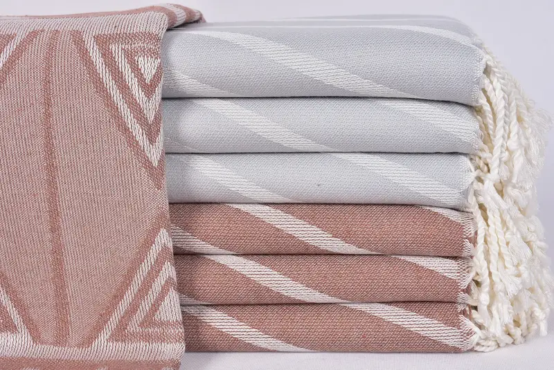 Peshtemal Towel, 68x40 Cotton Round Patterned Towel, Gift For Wedding Day, Fouta towel, Birthday Gift, Thin towel, Miami Bachelorette Party Favors - 1