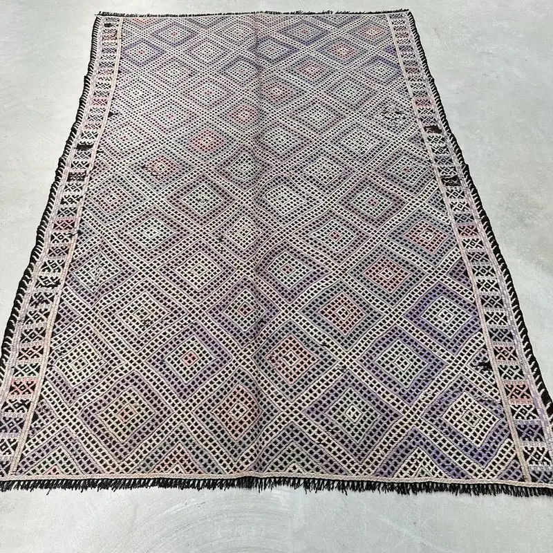 Mor, Bej Puantiyeli Halı, 132x192 cm