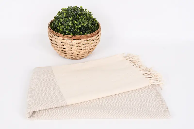 Bachelor Gift, Custom Gift, Bridesmaid Gift, Personalized Home Gift Wedding, Organic Beach Towel, Organic Turkish towel, 70x36 Cotton Zig zag Towel - 4