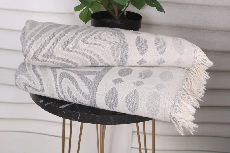 Kişiselleştirilmiş Nedime Hediyesi, Hamam Havlu, Kişiselleştirilmiş Plaj Havlusu, 70x40 Pamuk Geometrik Havlu, Plaj Boyutu Havlu, Gelin Duş Hediyeleri - 4