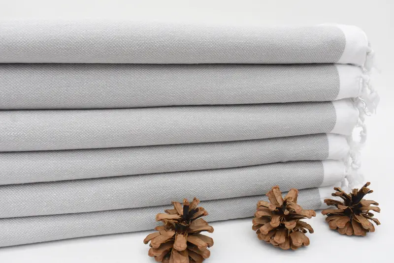 Turkish bath towel for spa, Personalized Gift For Her, Yoga Towel, Turkish bath towel, Bridesmaid Gift, Organic towel, 64x40 Cotton Striped Towel - 2