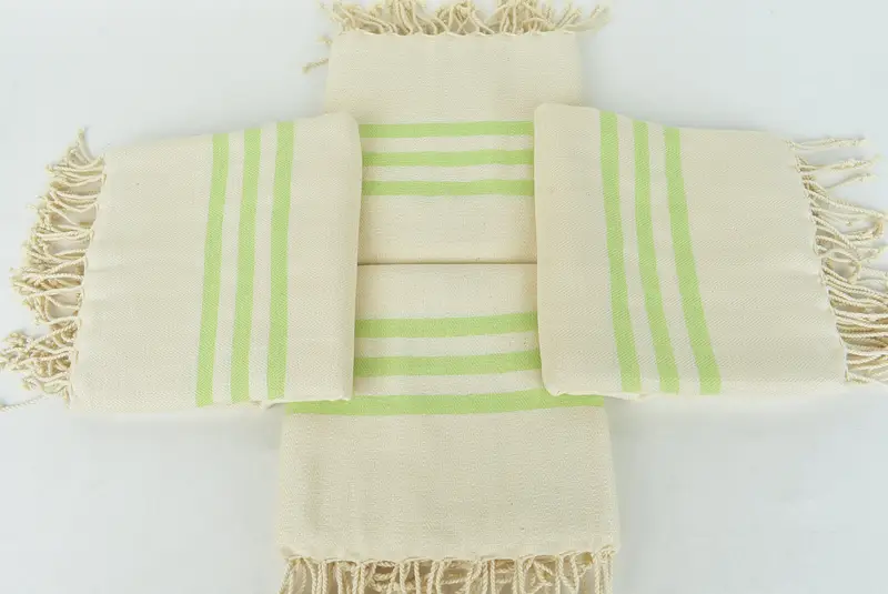 Toalla a rayas de algodón 70x40, regalo hecho a mano, toalla turca orgánica, regalo de boda personalizado, regalo de cumpleaños, regalo de inauguración de la casa, toalla de playa de lujo - 6