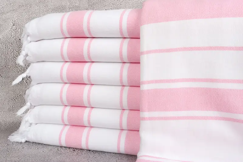 Bachelorette Party Gifts Bridesmaids, Turkish bath towel, Maid Of Honor Gift, Custom Wedding Gift, Yoga Towel, 68x36 Cotton Striped Terry Towel - 1