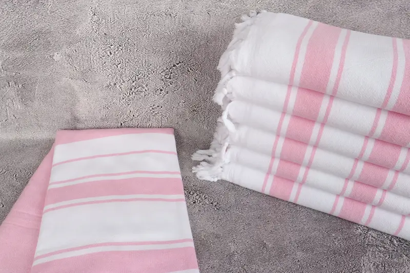 Bachelorette Party Gifts Bridesmaids, Turkish bath towel, Maid Of Honor Gift, Custom Wedding Gift, Yoga Towel, 68x36 Cotton Striped Terry Towel - 2
