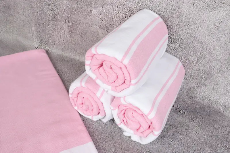 Bachelorette Party Gifts Bridesmaids, Turkish bath towel, Maid Of Honor Gift, Custom Wedding Gift, Yoga Towel, 68x36 Cotton Striped Terry Towel - 8