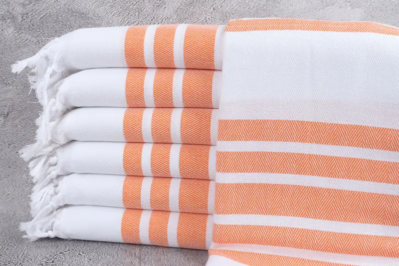 Soft towel, Quick-Dry Beach Towel, Gym Towel, Turkish beach towel with fringe, Monogram Turkish Towel, 70x40 Cotton Herringbone Towel, Memorial Gift - 1