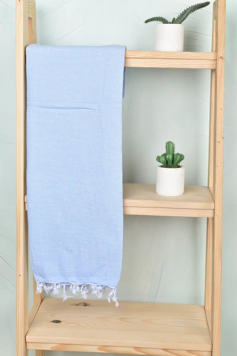 Turkish Towel Set, Yoga Towel, 68x40 Cotton Polka Dot Towel, Absorbent towel, Thin towel, Personalized Wedding Gift For Couple, Peshtemal Towel - 8