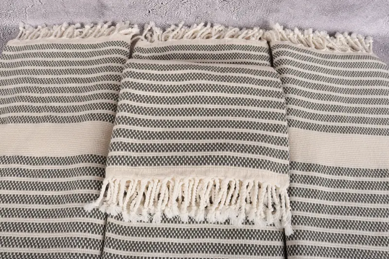 Custom Turkish Towel, Beach towel, Spa Towel, 70x40 Cotton Striped Towel, Sand-resistant towel, Personalized Gift For Him, Turkish beach towel - 4