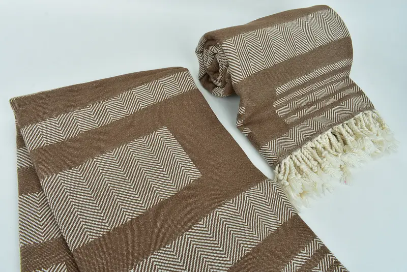 Turkish Towel Personalized, Wedding Gifts Towel, Personalized Gift, 68x38 Cotton Chevron Towel, Gift For Boyfriend, Organic Turkish towel - 8