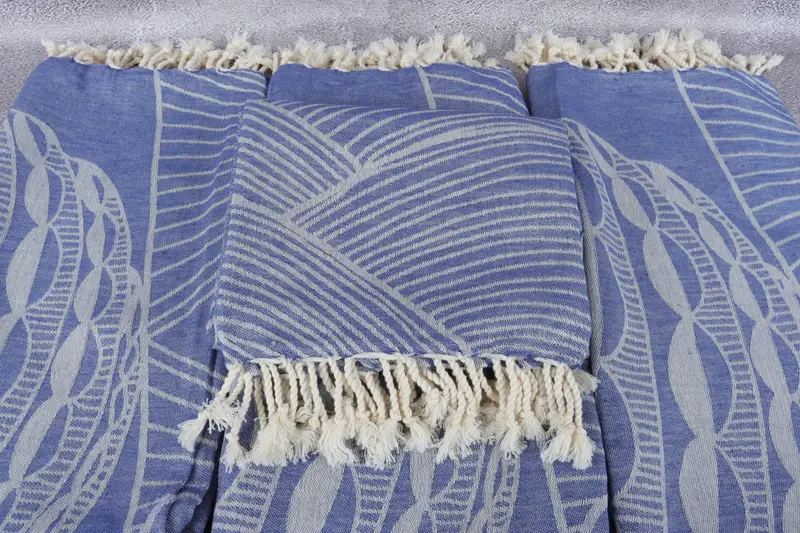 68x40 Cotton Striped Design Towel, Home Decor Gifts, Personalized Gift For Her, Peshtemal Towel, Monogrammed Beach Towel, Lightweight towel - 5