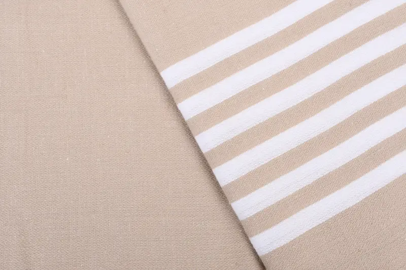 Scarf Towel, Peshtemal, Soft towel, Embroidered Beach Towel, Bridesmaid Towel, Personalized Towel, 70x40 Cotton Striped Towel, Cotton towel - 5