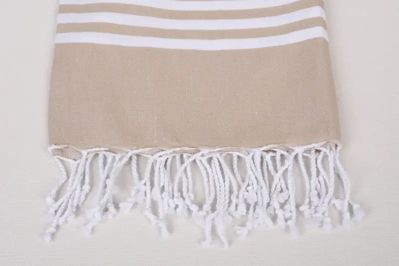 Scarf Towel, Peshtemal, Soft towel, Embroidered Beach Towel, Bridesmaid Towel, Personalized Towel, 70x40 Cotton Striped Towel, Cotton towel - 3