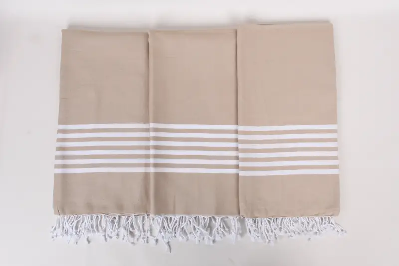 Scarf Towel, Peshtemal, Soft towel, Embroidered Beach Towel, Bridesmaid Towel, Personalized Towel, 70x40 Cotton Striped Towel, Cotton towel - 7