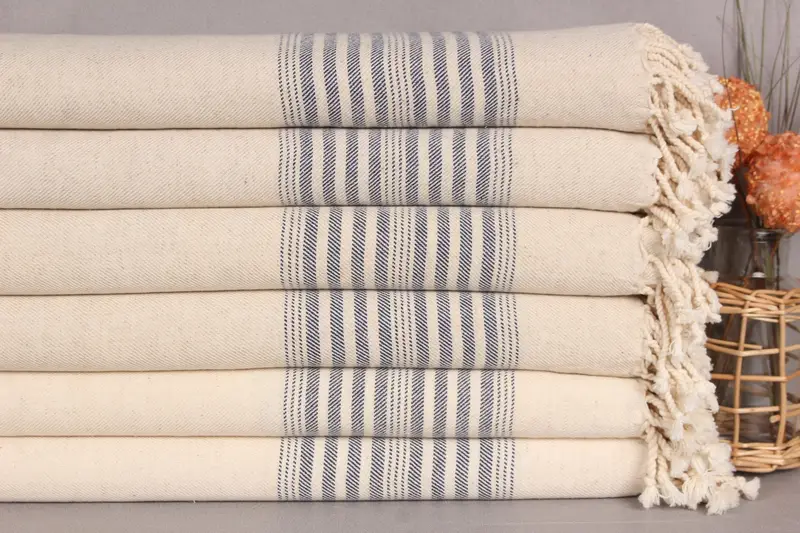 Personalized Towel, Bachelor Party Gifts, Thin towel, 80x40 Linen Striped Towel, Eco-friendly Turkish towel for home and travel, Sand-free towel - 2