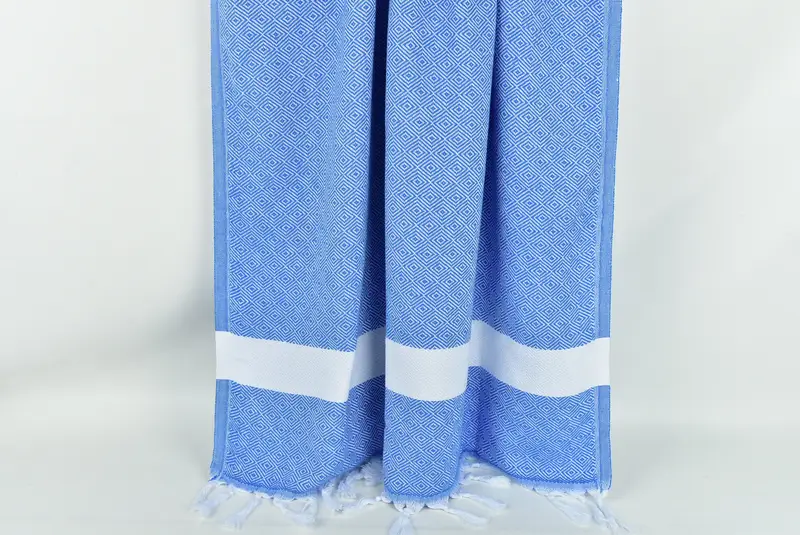Valentines Gift, Personalized Gift, 70x40 Cotton Diamond Towel, Quick-Dry Beach Towel, Large Turkish Towel, Personalized Bridesmaid Beach Towel - 8
