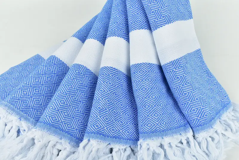 Valentines Gift, Personalized Gift, 70x40 Cotton Diamond Towel, Quick-Dry Beach Towel, Large Turkish Towel, Personalized Bridesmaid Beach Towel - 4