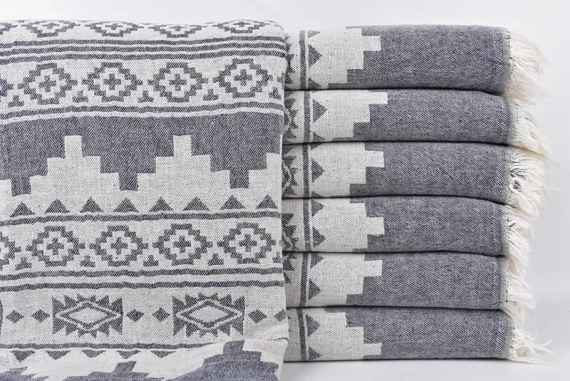 Guest Towel, Florida Bachelorette Party Favors, Cotton towel, Quick-dry peshtemal, Anniversary Gift For Her, 70x36 Cotton Aztec Towel, Soft towel - 1