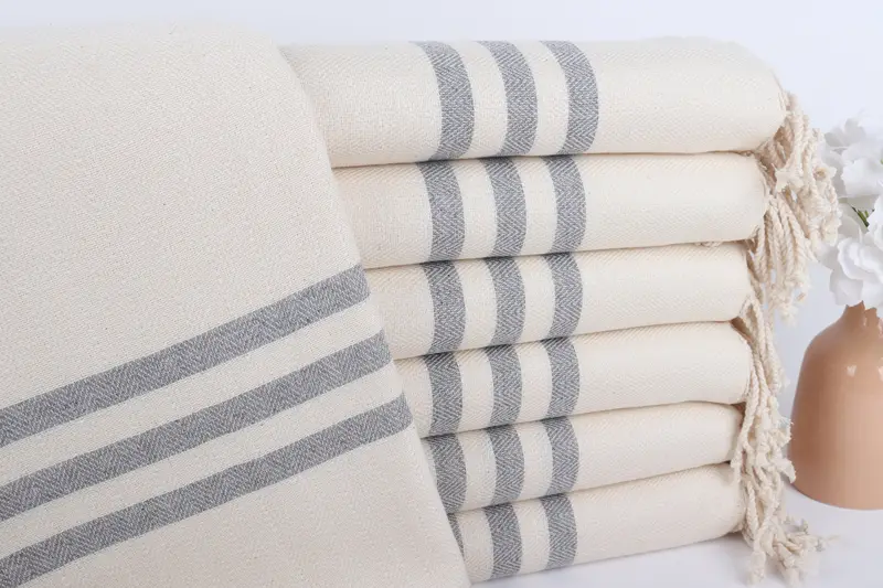Thin towel, Wedding Gift For Bride, Turkish Bath Towel USA, Quick-dry towel, Yoga Towel, Gift For Her, 70x40 Cotton Striped Towel, Turkish Towel Set - 1