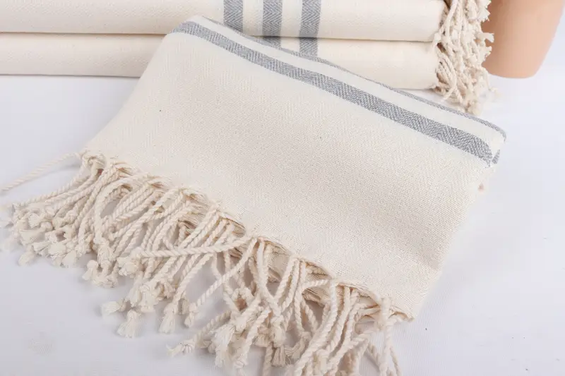 Thin towel, Wedding Gift For Bride, Turkish Bath Towel USA, Quick-dry towel, Yoga Towel, Gift For Her, 70x40 Cotton Striped Towel, Turkish Towel Set - 4