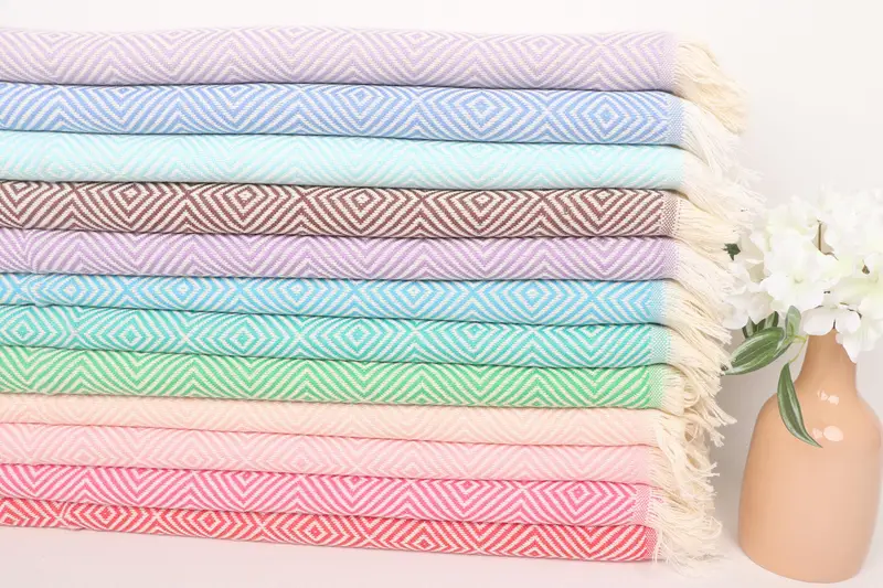 28x20 Cotton Diamond Towel, Personalized Dish Towel, Spooky Bachelorette Party Gifts, Wedding Favors, Customized Towels, Turkish Hand Towel - 2