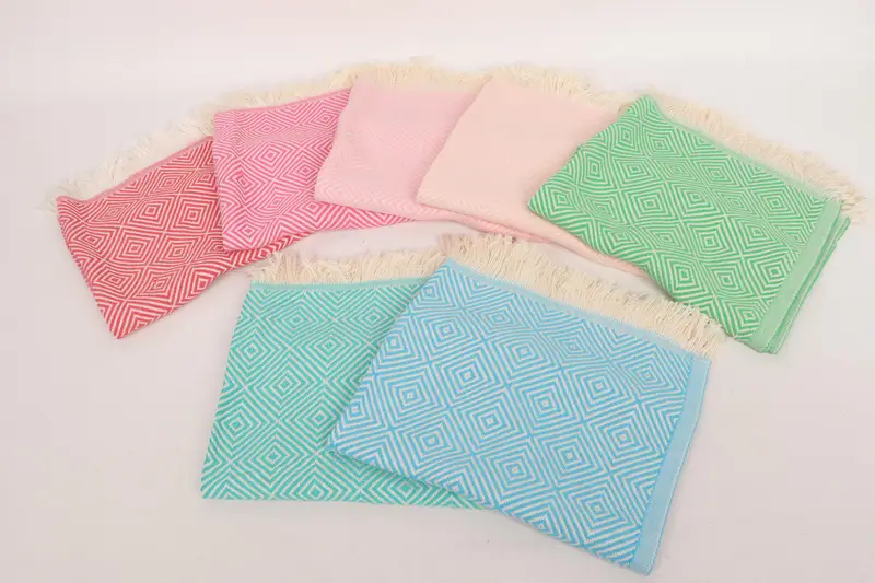 28x20 Cotton Diamond Towel, Personalized Dish Towel, Spooky Bachelorette Party Gifts, Wedding Favors, Customized Towels, Turkish Hand Towel - 3