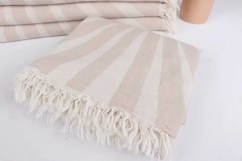 Wedding Gift, Peshtemal beach towel with unique design, Beach Wedding Favor, Spa Gift Towel, Beach Towel Gift, Gift For Boyfriend, Bridesmaid Gifts - 6