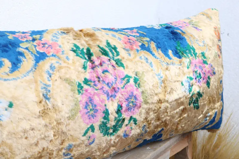 Interior Designer Pillow, Vintage Kilim Pillow Pillow, Turkish Kilim Pillow, Cushion, 12x36 Beige Pillow Case, Boho Pillow Sham Cover - 5