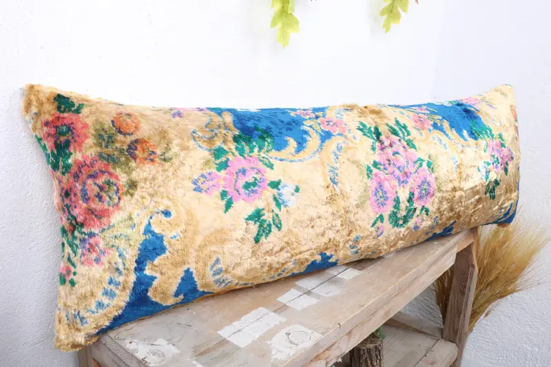 Interior Designer Pillow, Vintage Kilim Pillow Pillow, Turkish Kilim Pillow, Cushion, 12x36 Beige Pillow Case, Boho Pillow Sham Cover - 4