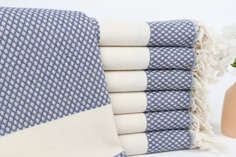 Personalized Wedding Gift For Couple, Custom Gift, Monogram Towels, Beach Towel Bulk, Lightweight Turkish towel, 68x36 Cotton Geometric Towel - 1
