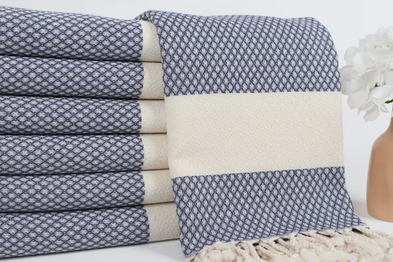 Personalized Wedding Gift For Couple, Custom Gift, Monogram Towels, Beach Towel Bulk, Lightweight Turkish towel, 68x36 Cotton Geometric Towel - 2