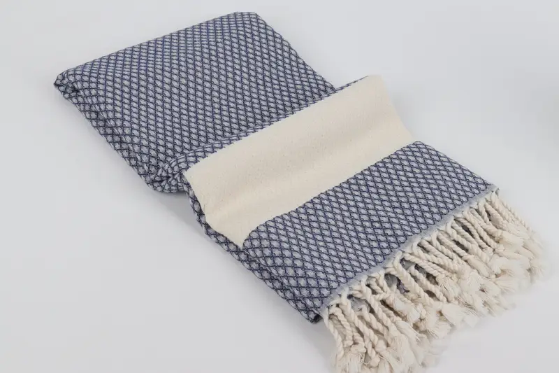Personalized Wedding Gift For Couple, Custom Gift, Monogram Towels, Beach Towel Bulk, Lightweight Turkish towel, 68x36 Cotton Geometric Towel - 6