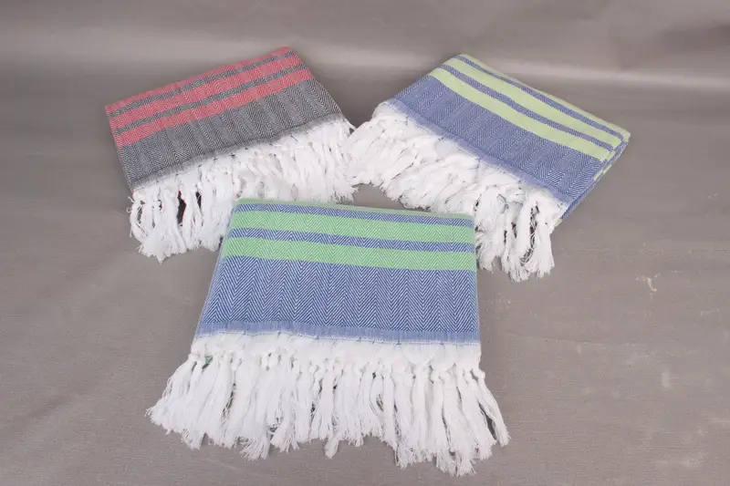 Personalized Gift For Her, 64x40 Cotton Chevron Towel, Sand-resistant towel, Quick-dry peshtemal, Beach Size Towel, Bridesmaid Gift Towel - 4