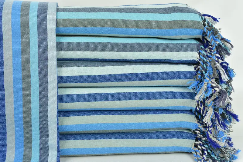 Gift For Mom, Personalized Turkish Towel, Wedding Favors, Organic cotton peshtemal for spa and beach, 70x36 Cotton Striped Towel, Custom Beach Towel - 1